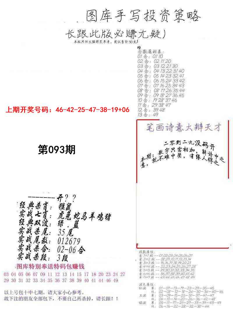 093期手写投资策略[图]